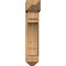 Ekena Millwork Merced Arts and Crafts Smooth Bracket w/ Offset Brace, Western Red Cedar, 7 1/2"W x 24"D x 36"H BKT0806X24X36MRC03SWR - alternate 2